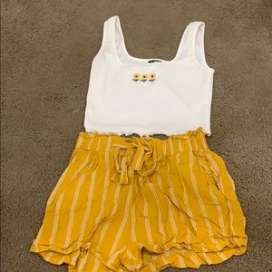 Cute yellow co-ord set